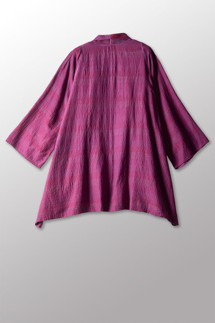 COTTON OVERDYE KANTHA A-LINE JKT - ov2003-cprp001a -