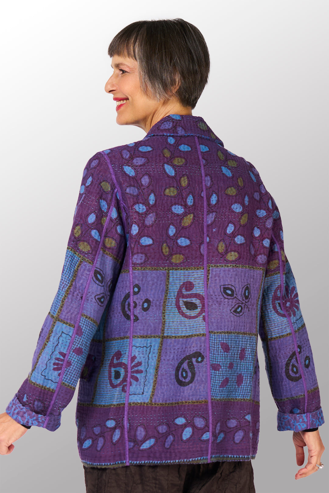 COTTON OVERDYE KANTHA BASIC JKT - ov4052-cblu001m -