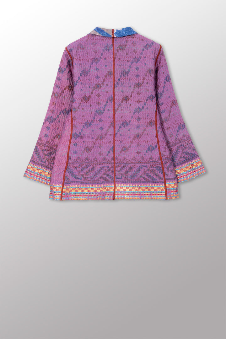 VINTAGE COTTON KANTHA SHORT JKT - cv4007-0352m -