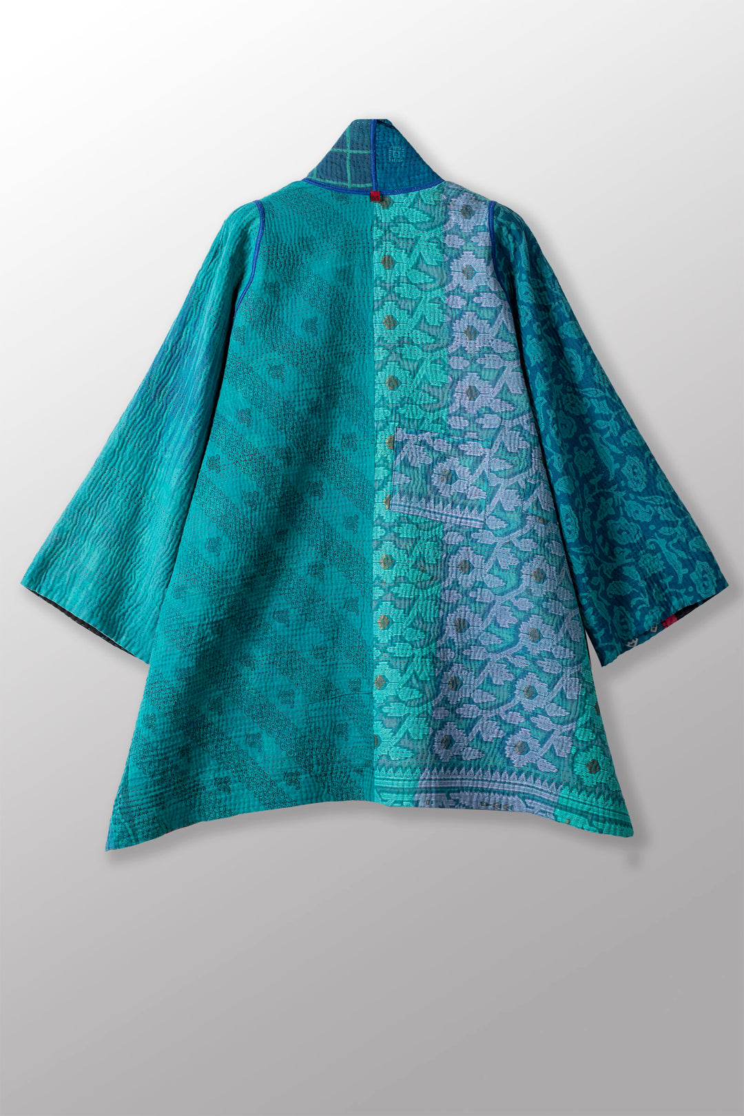 PUZZLE KANTHA A-LINE JKT - pz4003-blu -