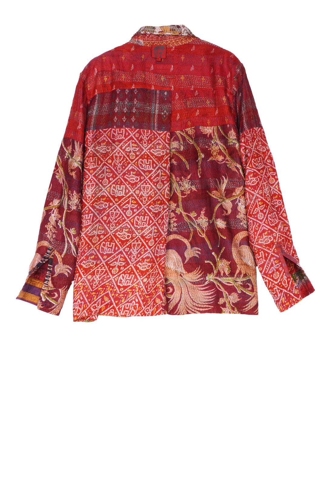 VINTAGE SILK KANTHA UNI SHIRT - sv2557-0001m -