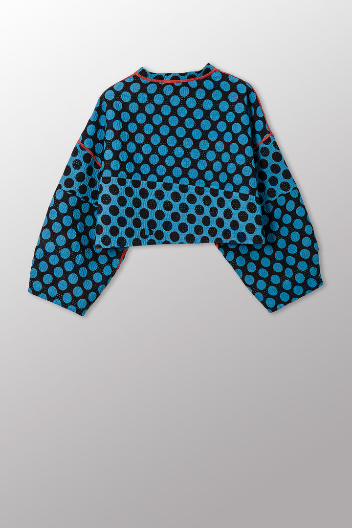 SFDG PRINT KANTHA SLEEVE JACKET - sf4090-mlt -