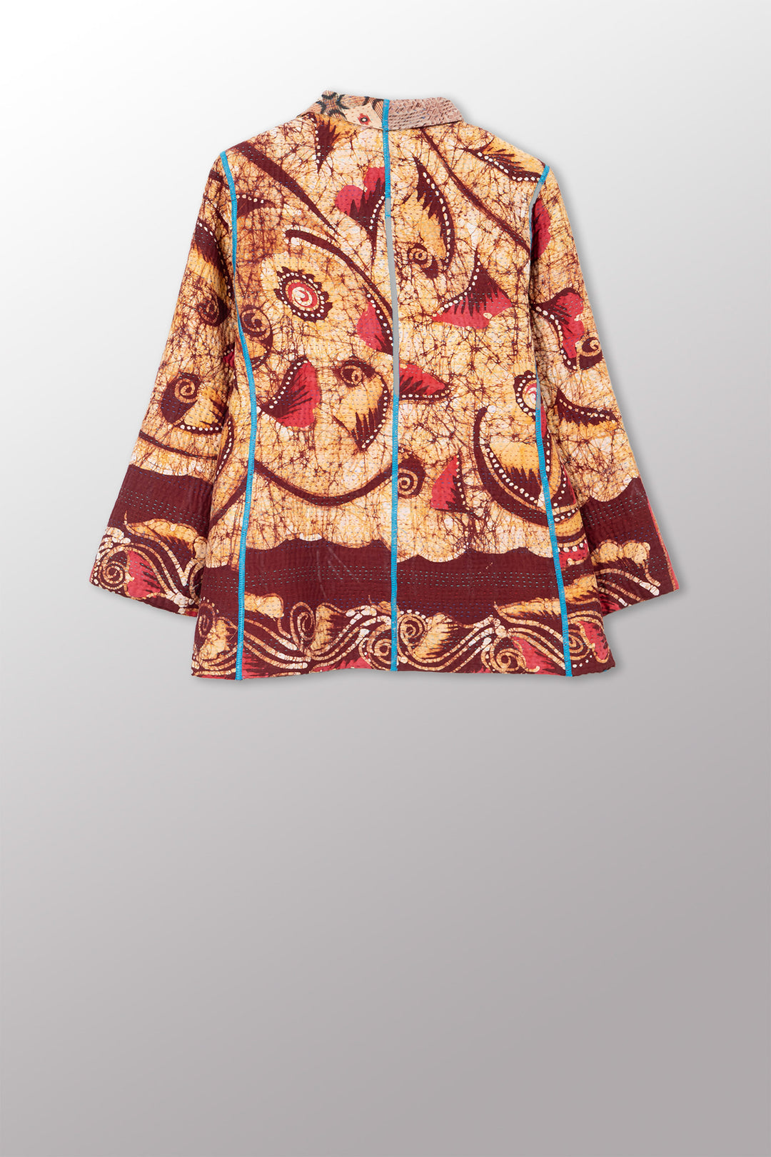 VINTAGE COTTON KANTHA SHORT JKT - cv4007-0359s -