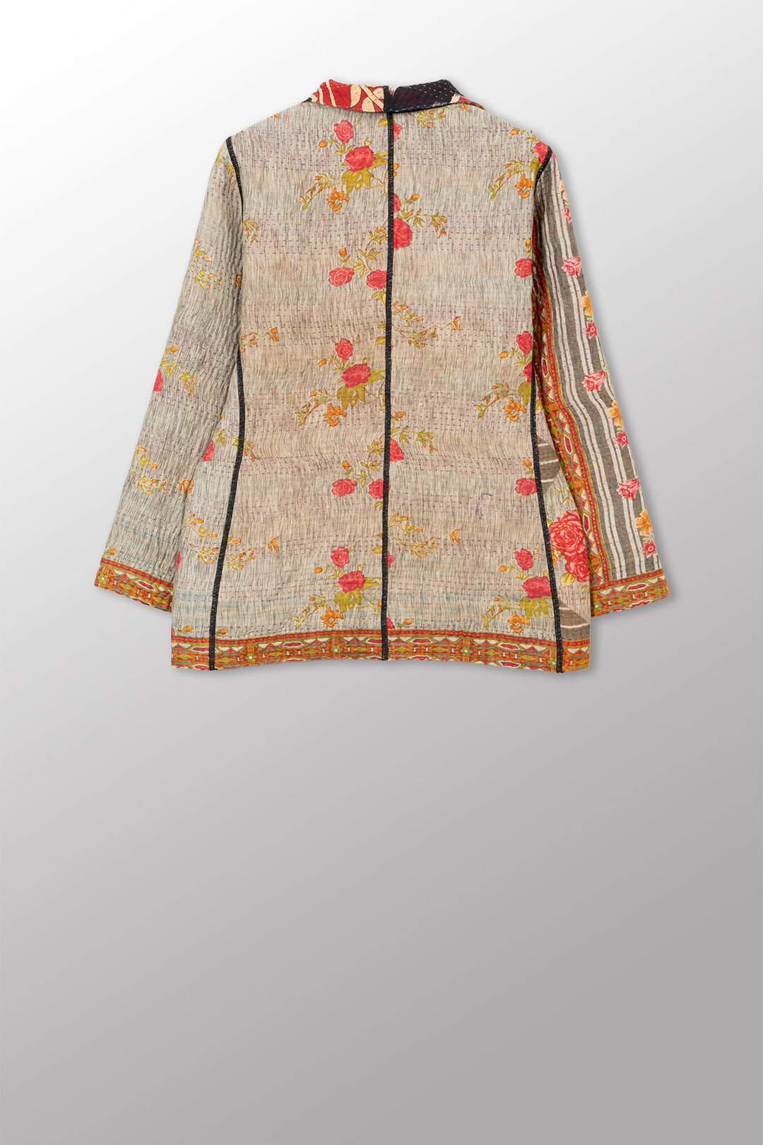 VINTAGE COTTON KANTHA SHORT JKT - cv4007-0353m -