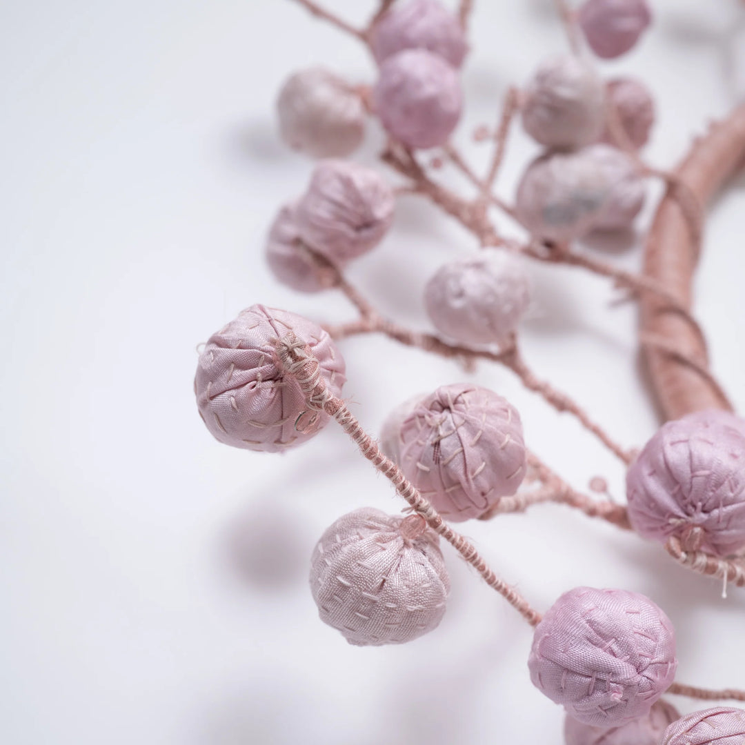 Pastel Pink Kantha Wreath