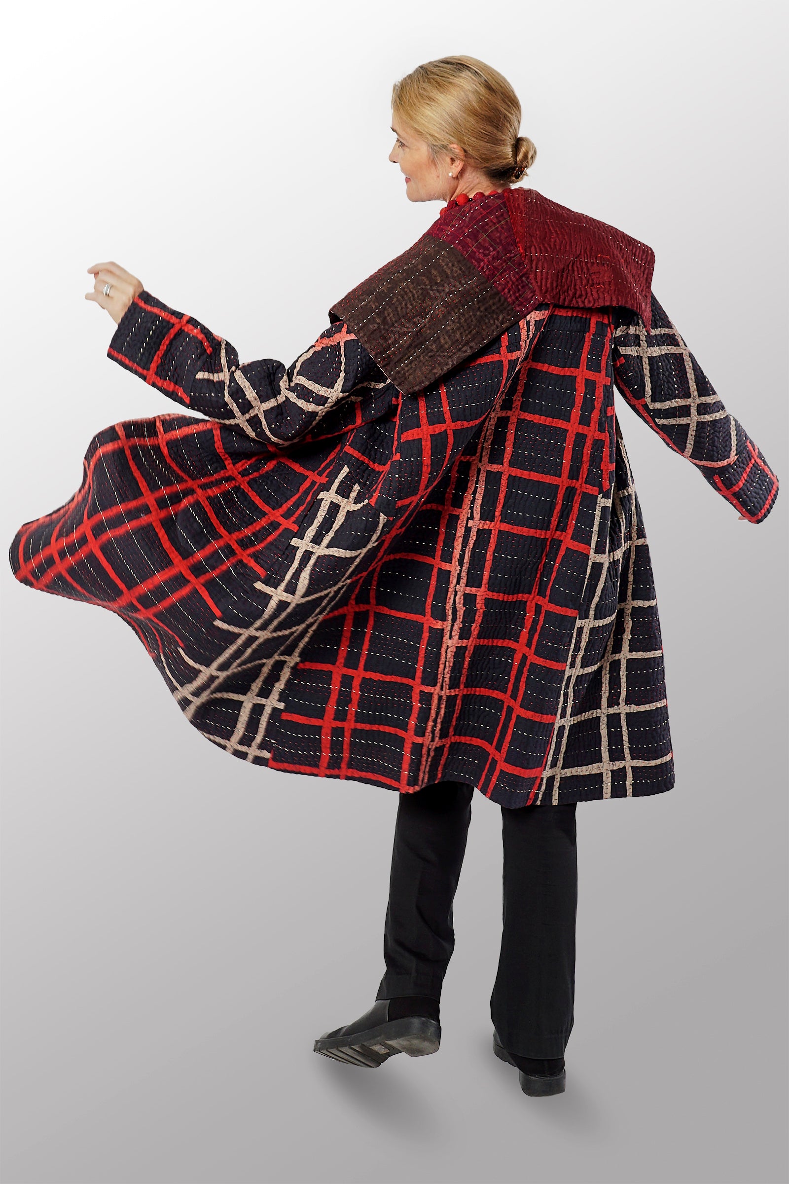★関税/送料込★MISCHIEF★QUILTED BENCH COAT One of a Kind Collection – Mieko Mintz US Retail