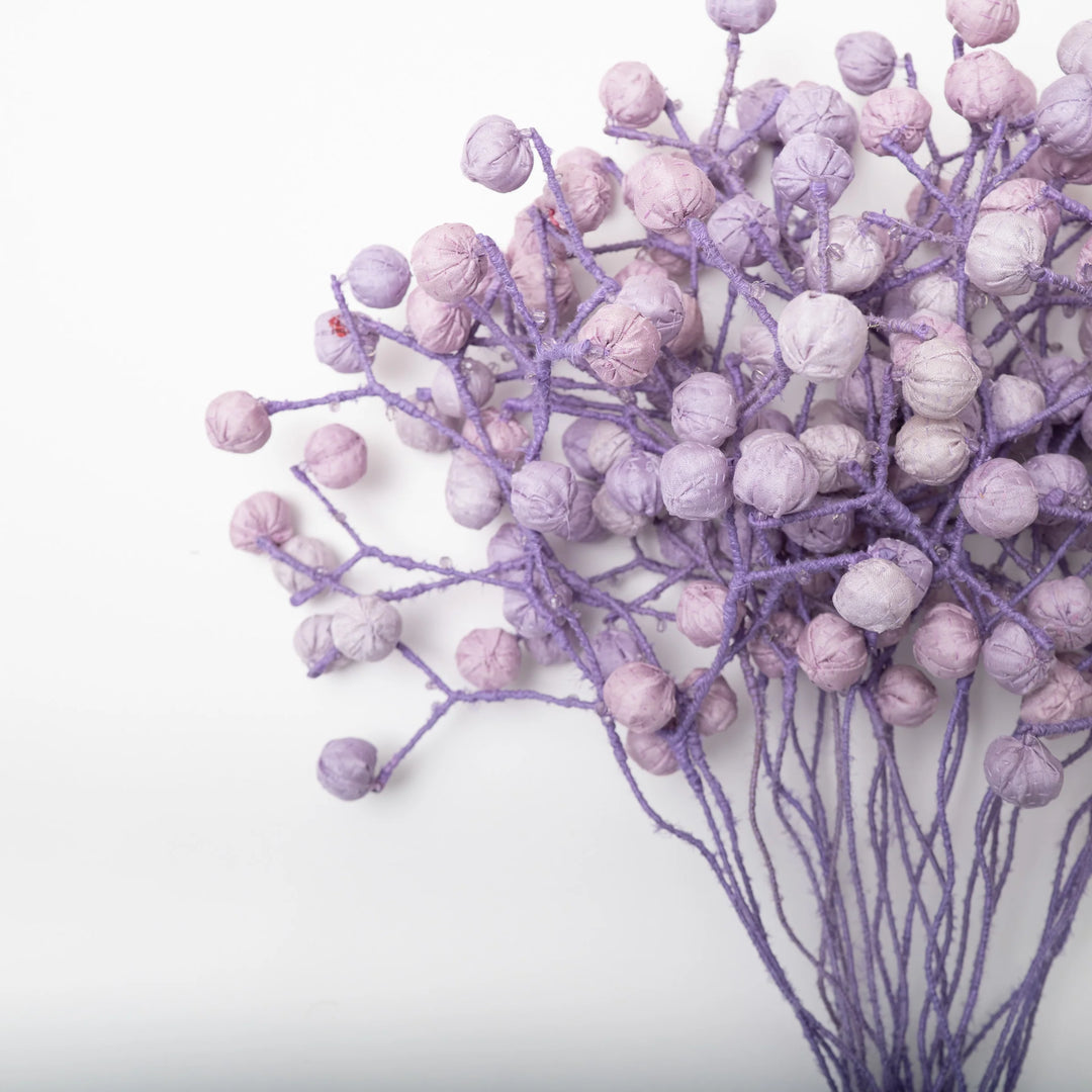 Pastel Lavendar Kantha Bouquet