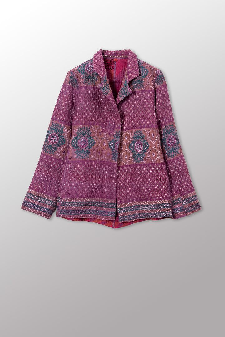 COTTON OVERDYE KANTHA SIMPLE JKT - ov4022-cfus003s -