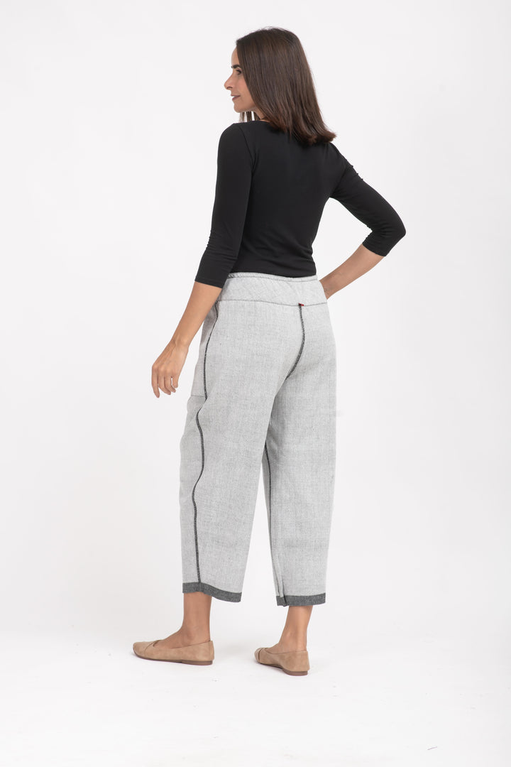 DENIM NEW LANTERN PANTS - dn1651-gry -