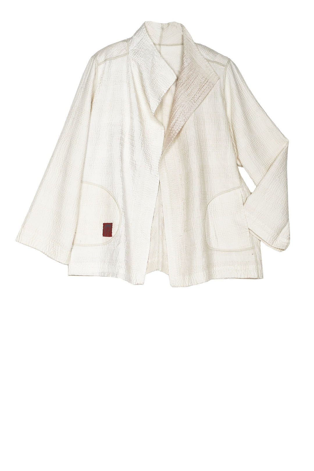 JAIPUR WHITE KANTHA SHORT JKT - jw4007-ivy -