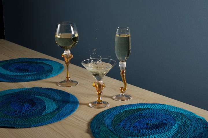 Night Sky Rose Placemat (Set of 2)