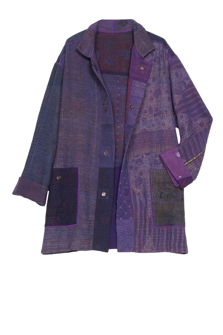OMBRE PATCHED KANTHA MEN'S JKT - op4041-prp -