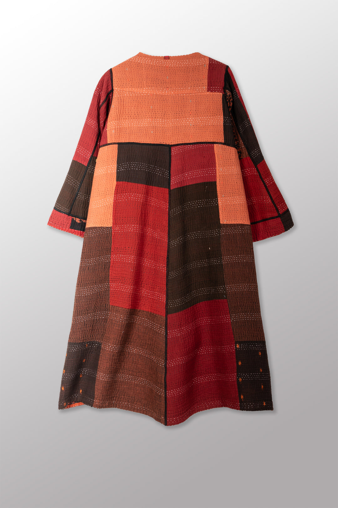 PAISLEY & PATCH KANTHA WRAP FLARE COAT - py4330-org -