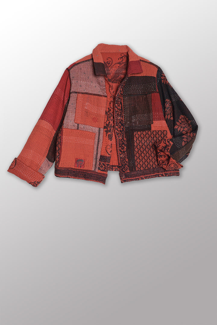 PAISLEY & PATCH KANTHA TRUCKR JACKET - py4091-org -