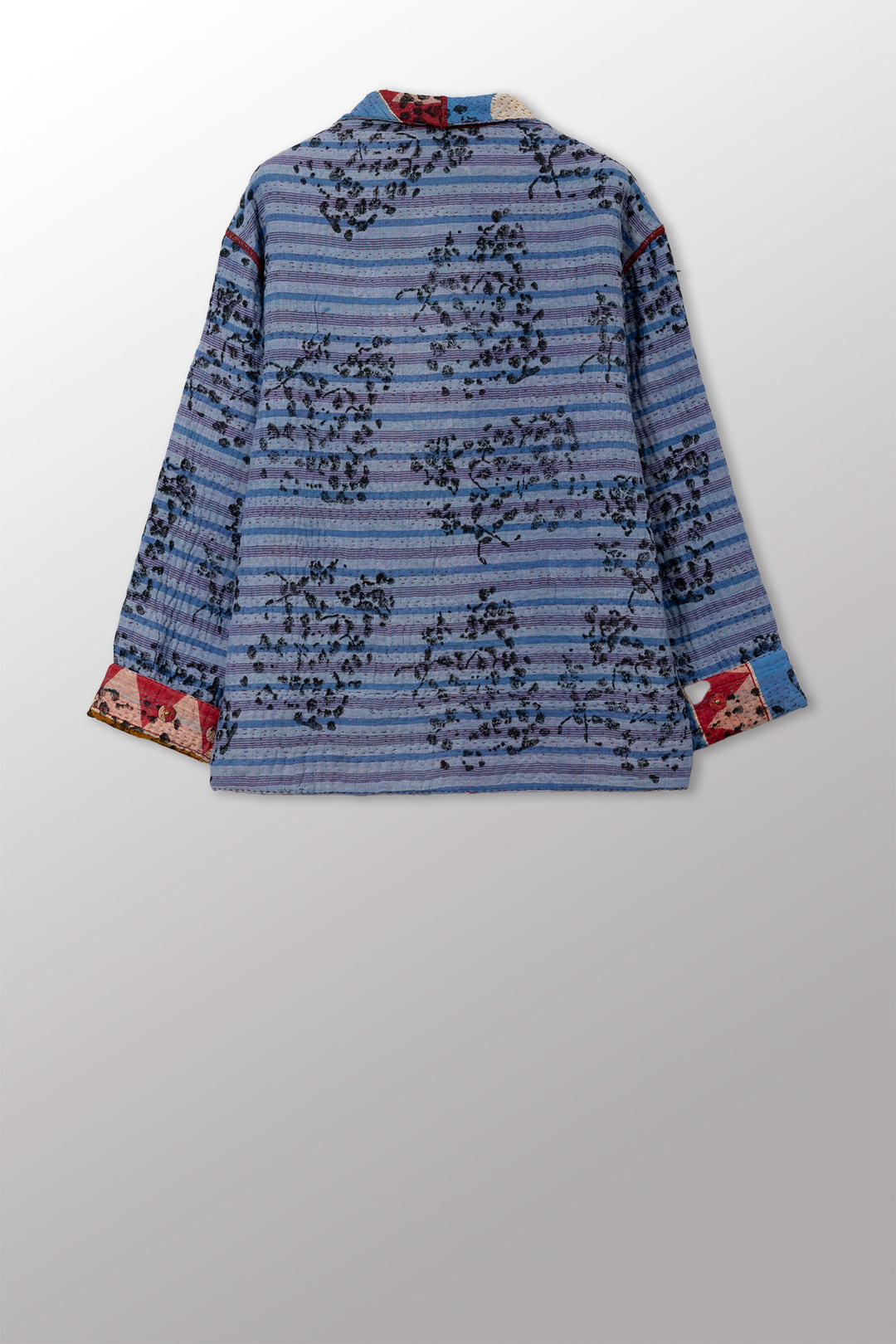 VINTAGE COTTON KANTHA MEN'S BLOUSON - cv4040-0035s -
