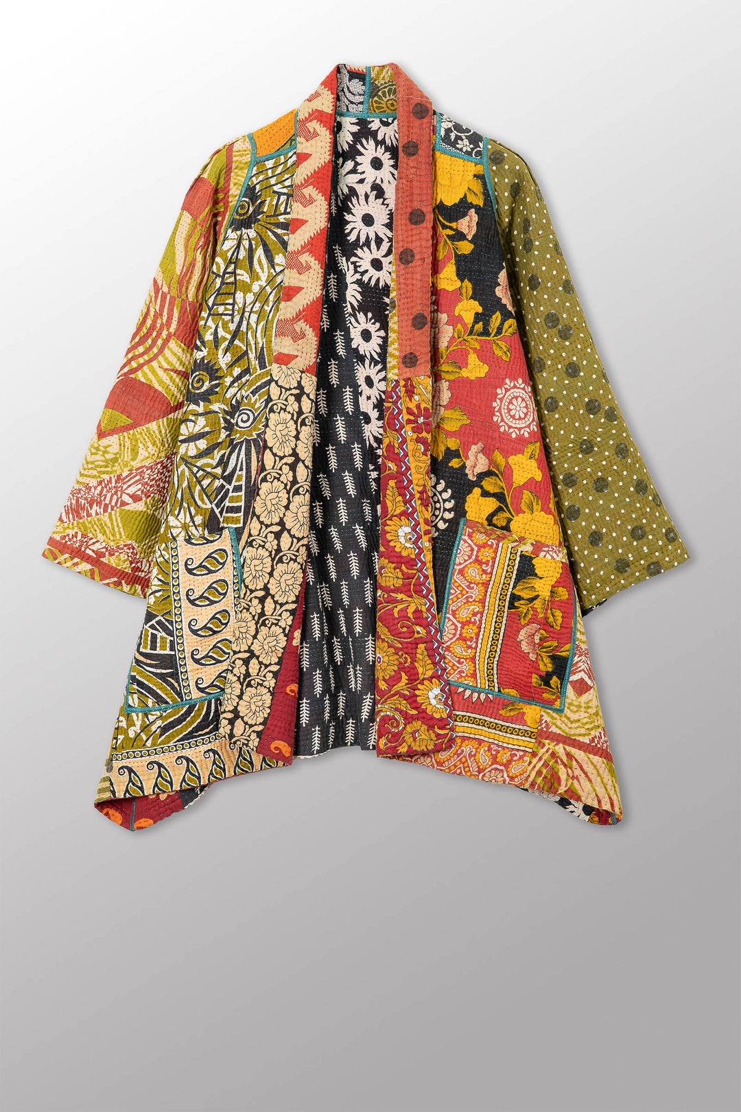 PUZZLE KANTHA A-LINE JKT - pz4003-0001a -