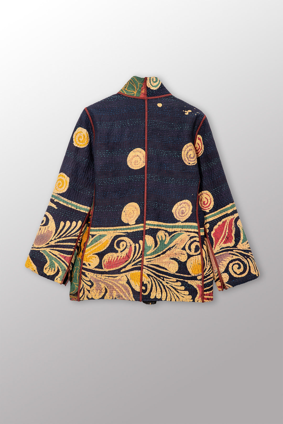 VINTAGE COTTON KANTHA SHORT JKT - cv4007-0342m -
