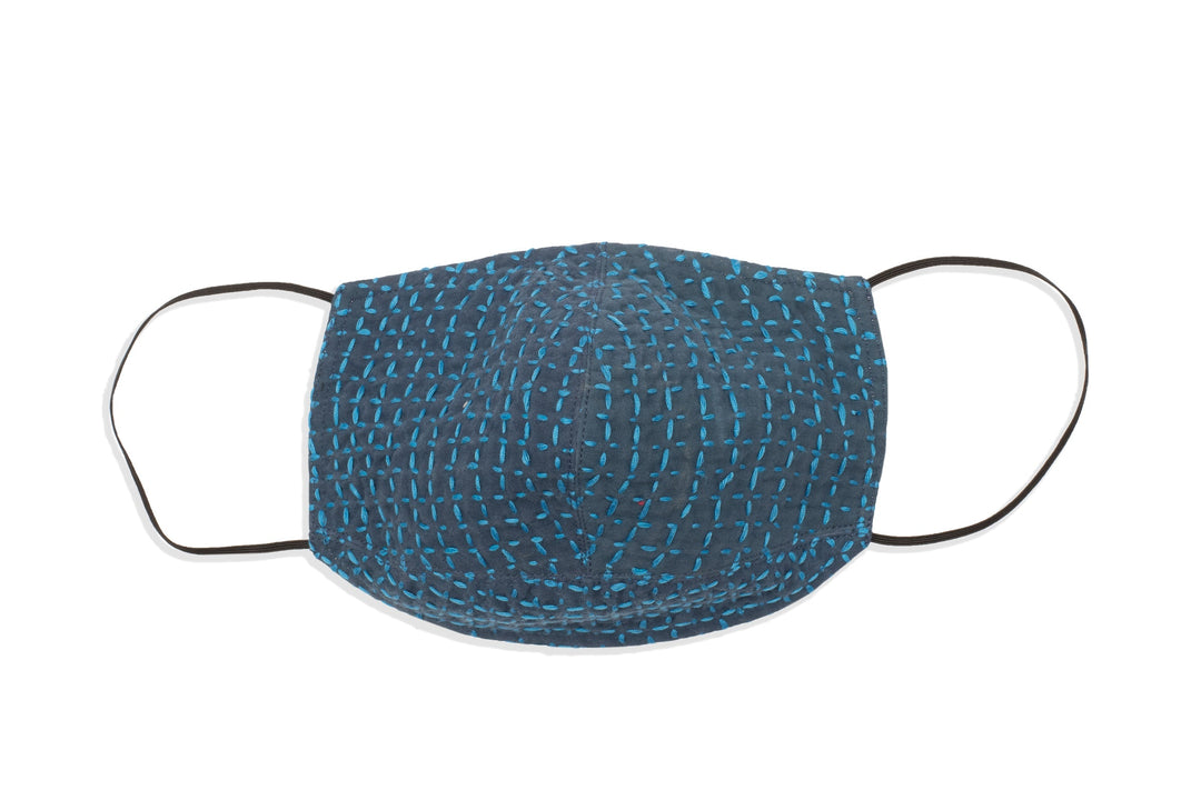 WAFFLE KANTHA DOUBLE WRAP JKT - wf3056-blu -