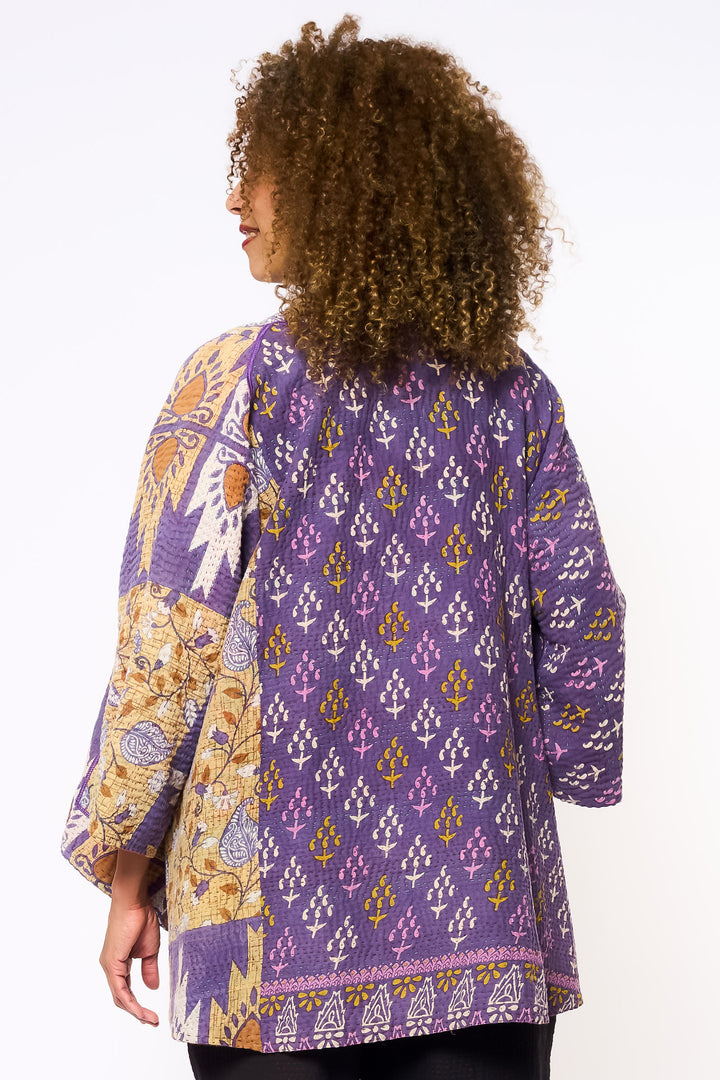 COTTON OVERDYE KANTHA KIMONO JKT - ov4004-corg001a -