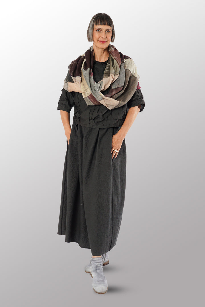 MOSAIC PATCH KANTHA INFINITY SCARF - mz1816-ntl -
