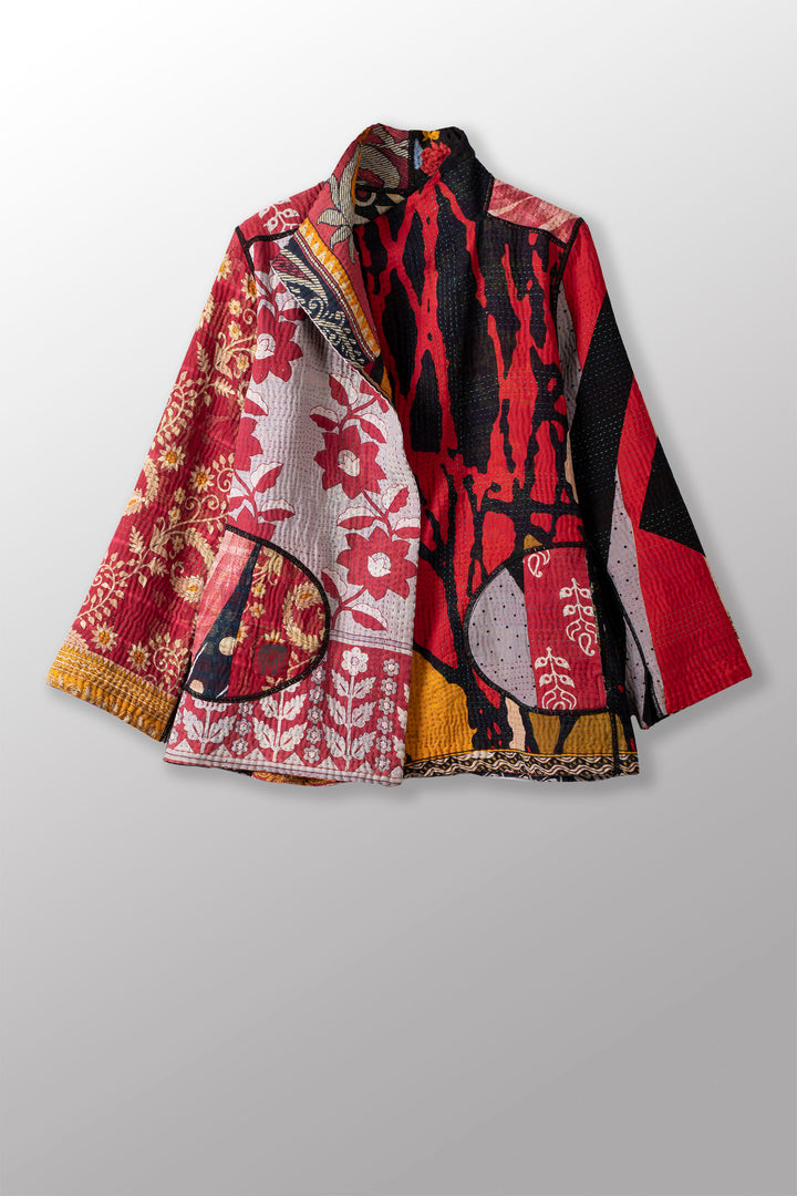 PUZZLE KANTHA SHORT JKT - pz4007-red -