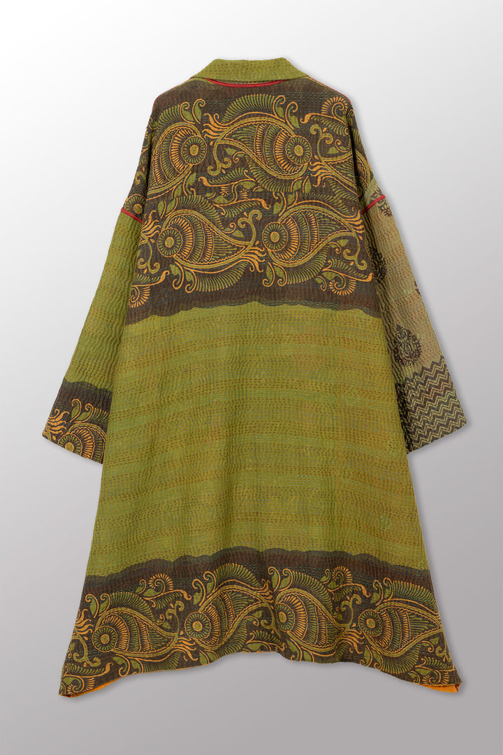 VINTAGE COTTON KANTHA NEW OVERSIZED COAT - cv4342-0017a -