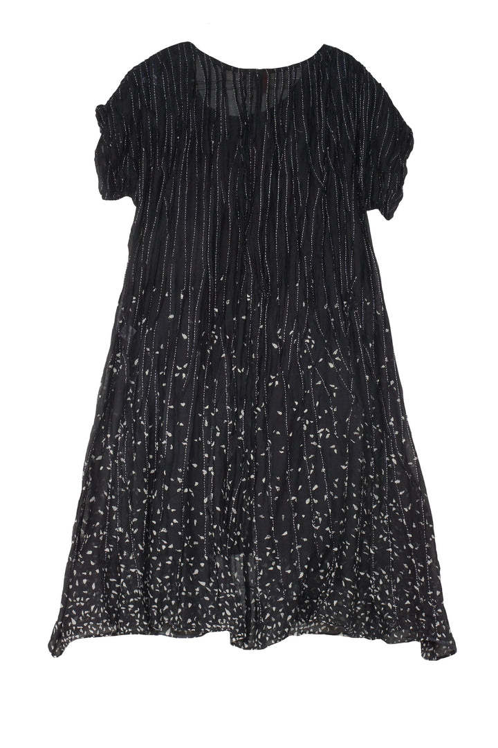KANTUCK KANTHA DRESS - kt1412-blk -