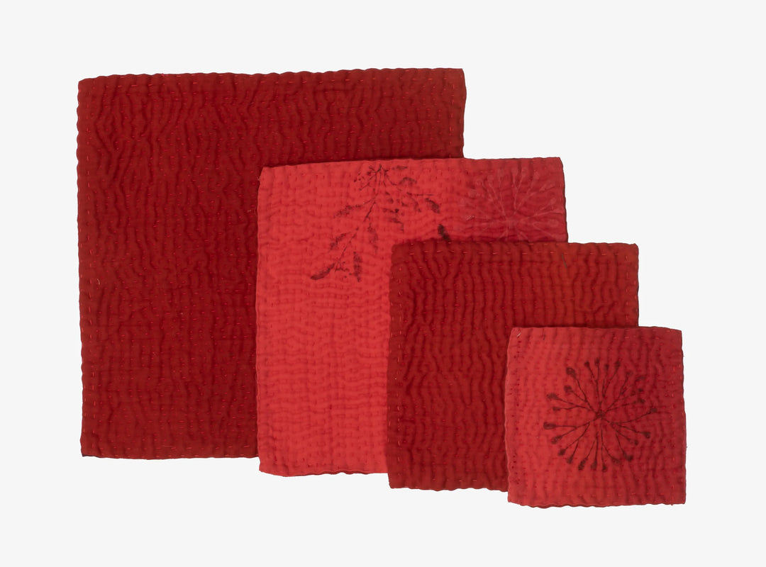 Ombre Handmade Coasters -Orange (Set of 2)