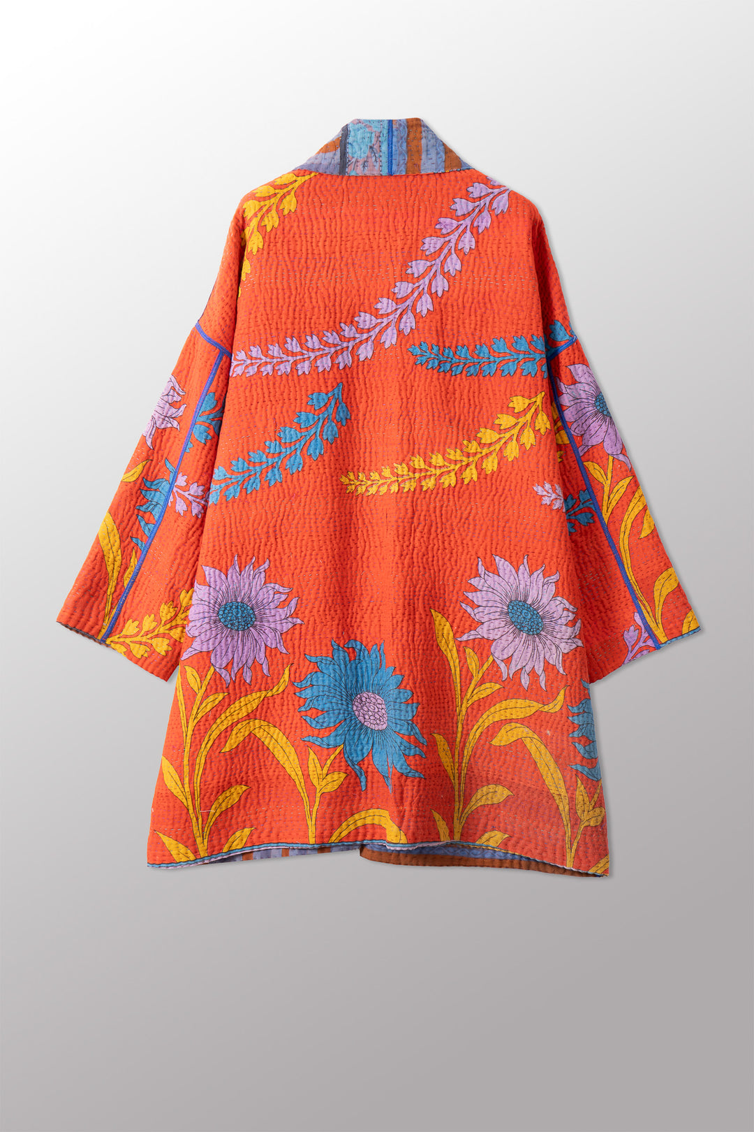 VINTAGE COTTON KANTHA HAORI JKT - cv4068-0011a -