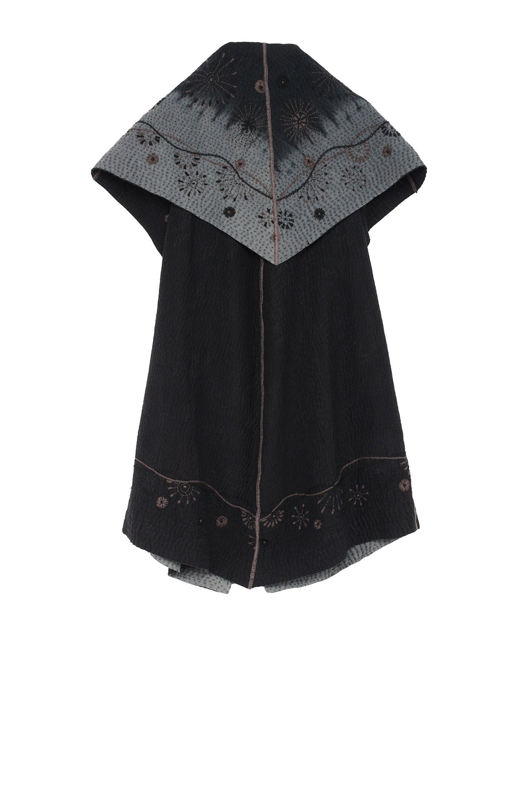 OMBRE SUN RALLI FIREWORKS KANTHA CIRCULAR VEST - of4201-gry -