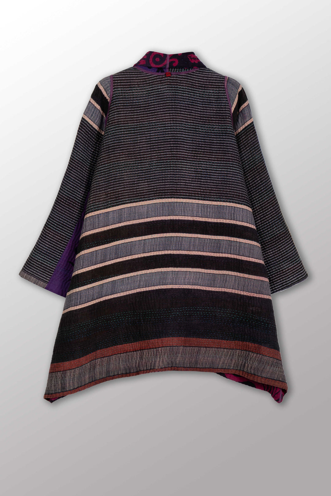 COTTON OVERDYE KANTHA A-LINE JKT - ov4003-cpik001a -