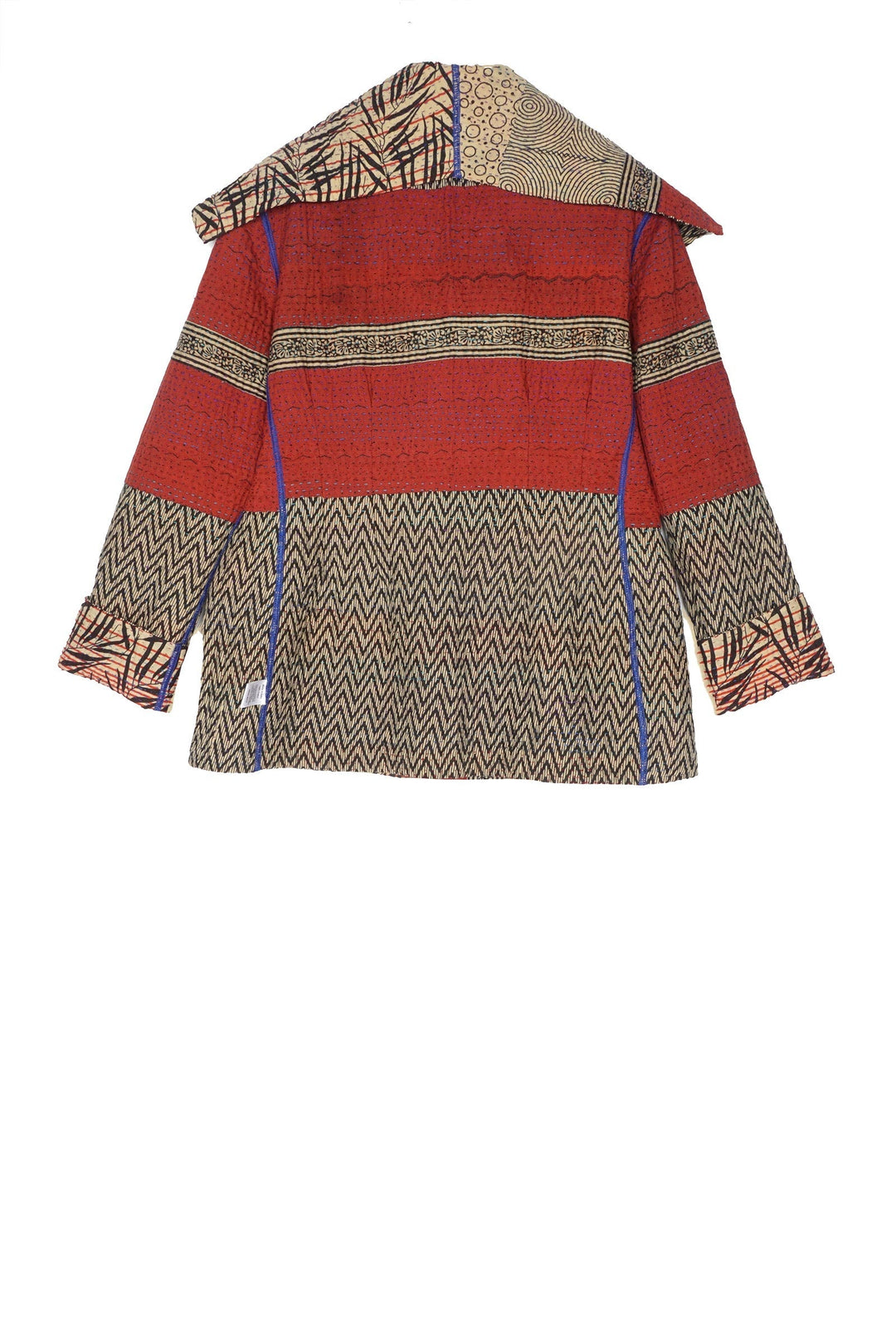 SOHO BAMBOO KANTHA FITTED JKT - bo4001-blk -