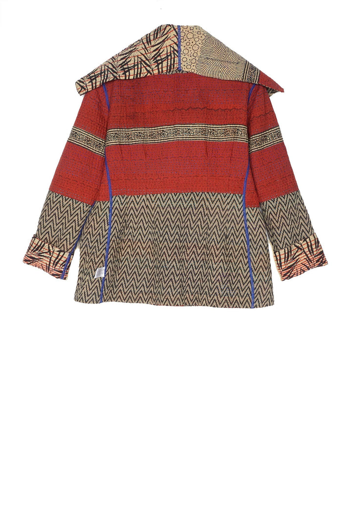 SOHO BAMBOO KANTHA FITTED JKT - bo4001-blk -
