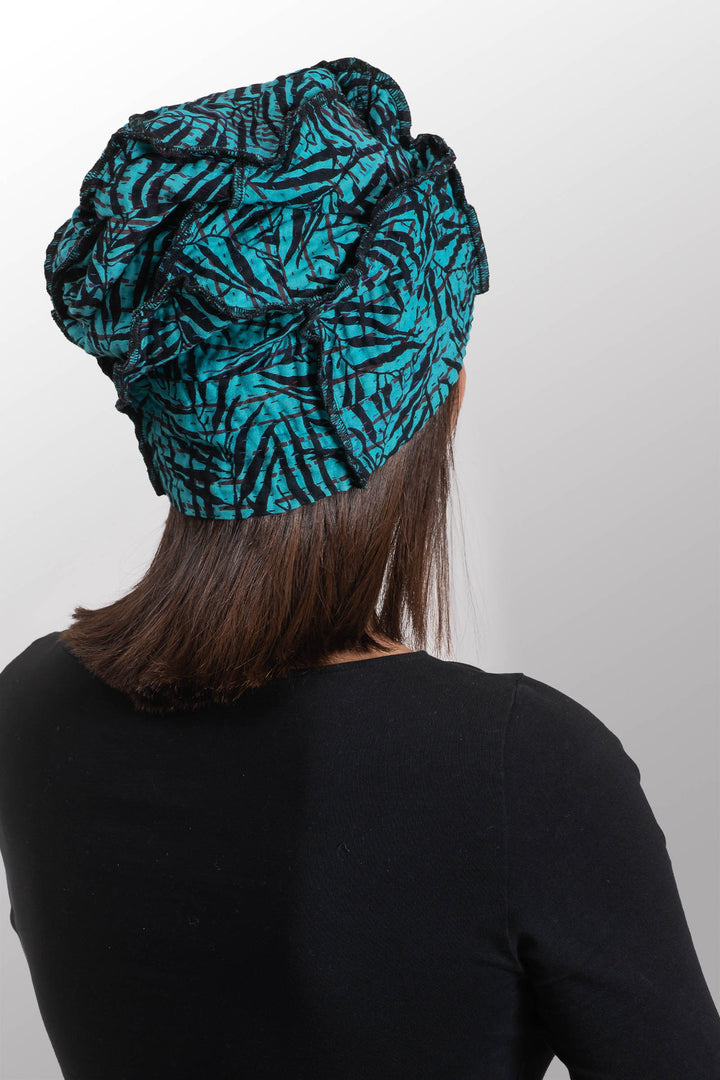 SOHO BAMBOO KANTHA PATCHWORK HAT - bo4880-tuq -