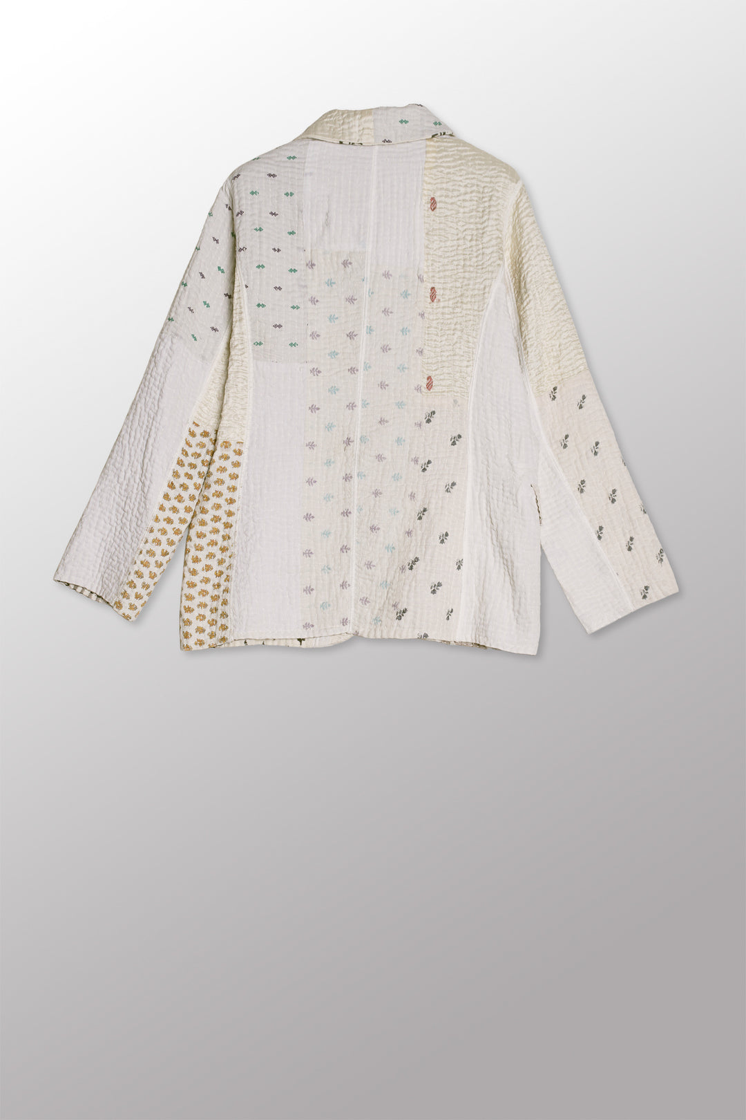 BBB PATCH KANTHA BASIC JACKET - bl-bbb4052-ivy -