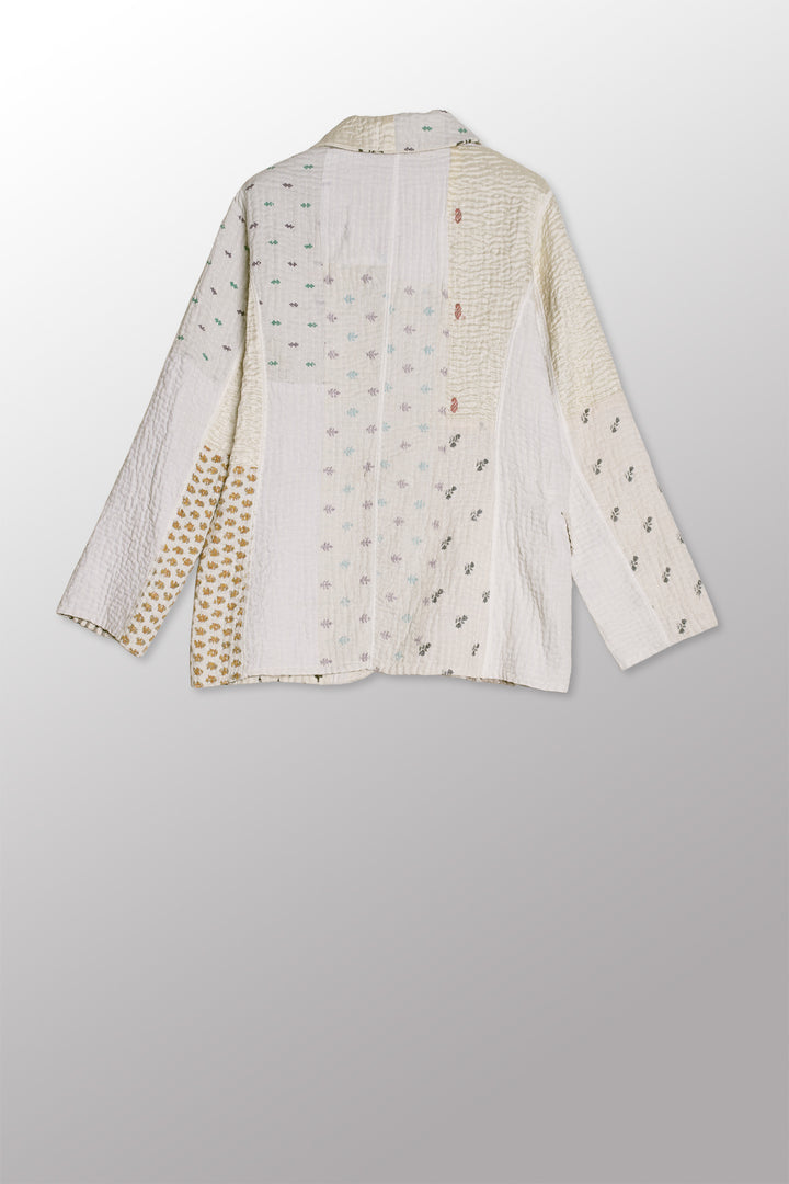 BBB PATCH KANTHA BASIC JACKET - bl-bbb4052-ivy -