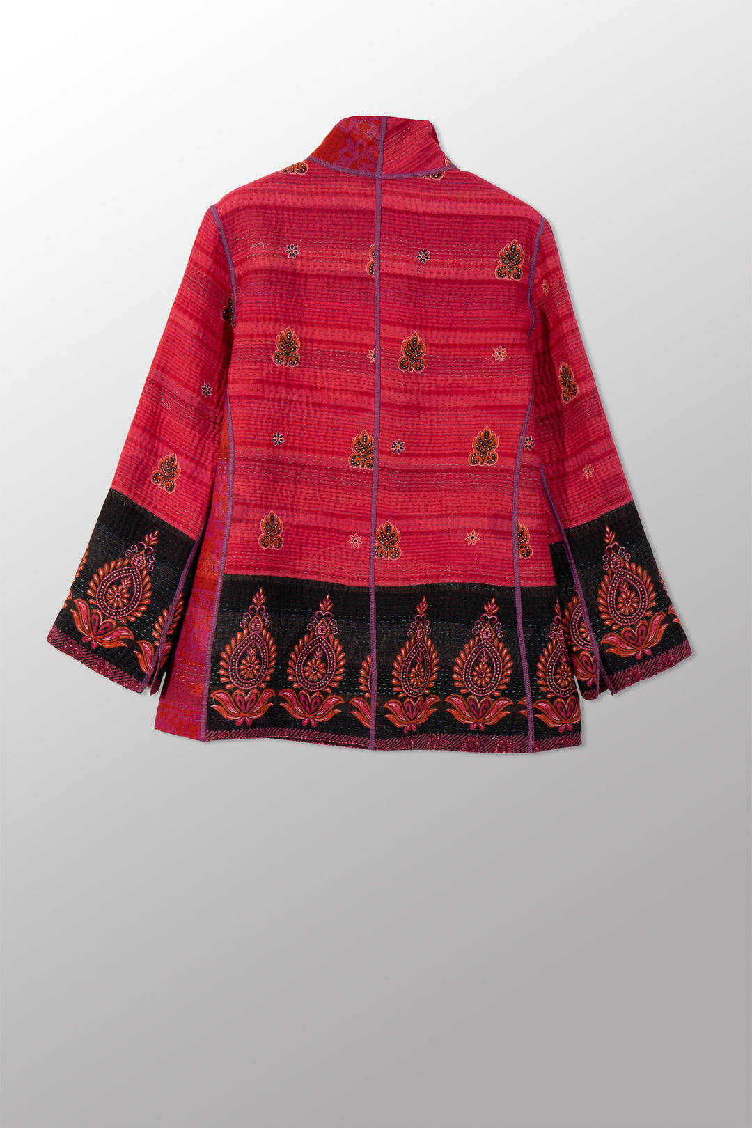 VINTAGE COTTON KANTHA SHORT JKT - cv4007-0332l -
