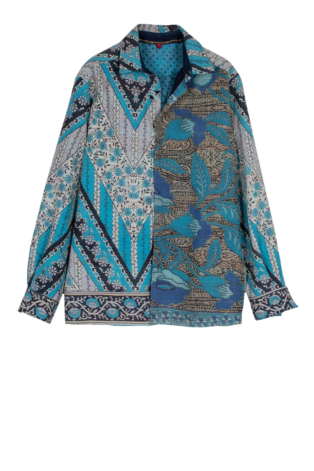 VINTAGE COTTON KANTHA UNI SHIRT - cv2557-0001m -