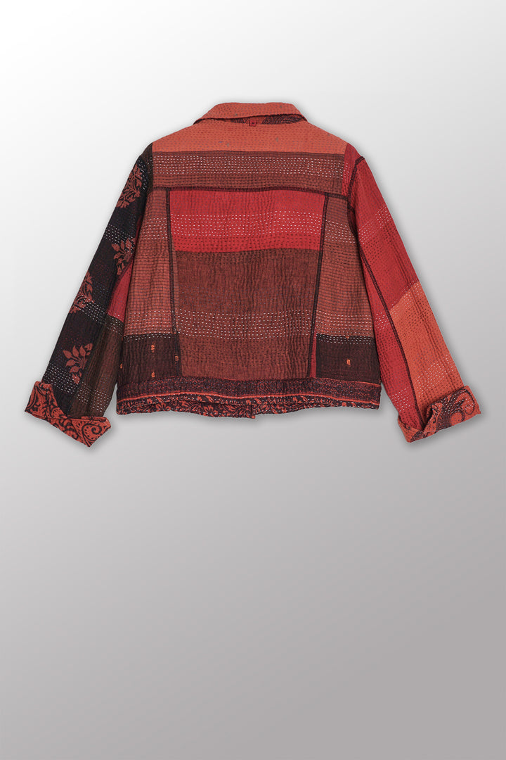 PAISLEY & PATCH KANTHA TRUCKR JACKET - py4091-org -