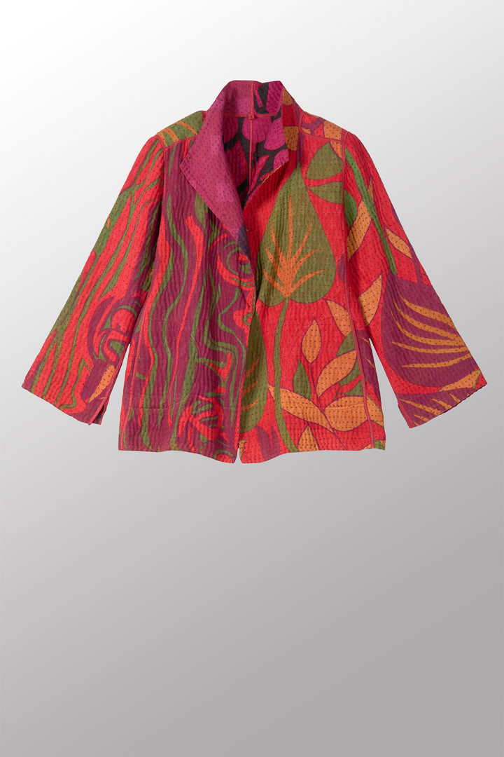 VINTAGE COTTON BBK KANTHA SHORT JKT - bl-bb4007-0002m -