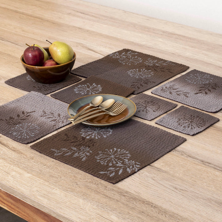 Ombre Handmade Coasters -Chocolate ( Set of 2)