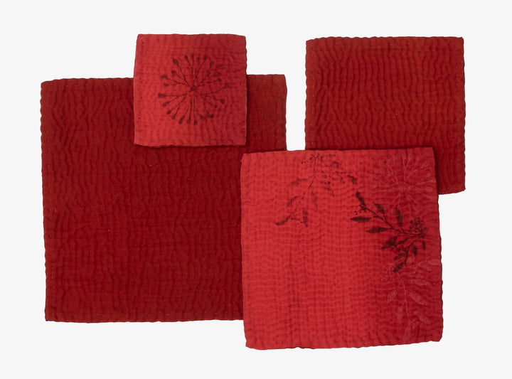 Ombre Handmade Coasters -Orange (Set of 2)