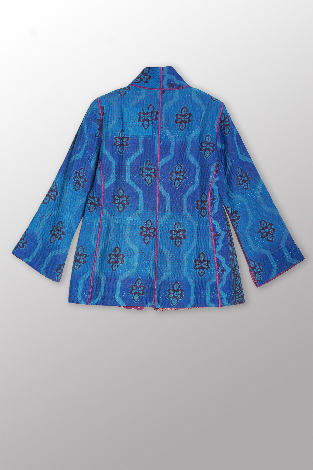 VINTAGE COTTON KANTHA SHORT JKT - cv4007-0334s -