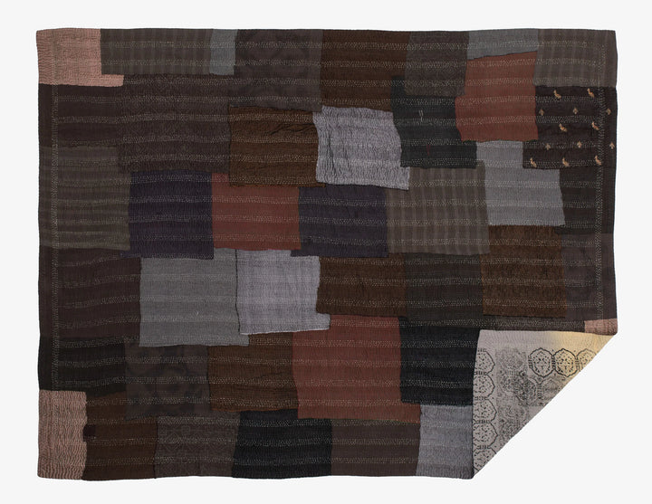 Ombre With Fray Patch Handmade Vintage Quilts -Yellowstone