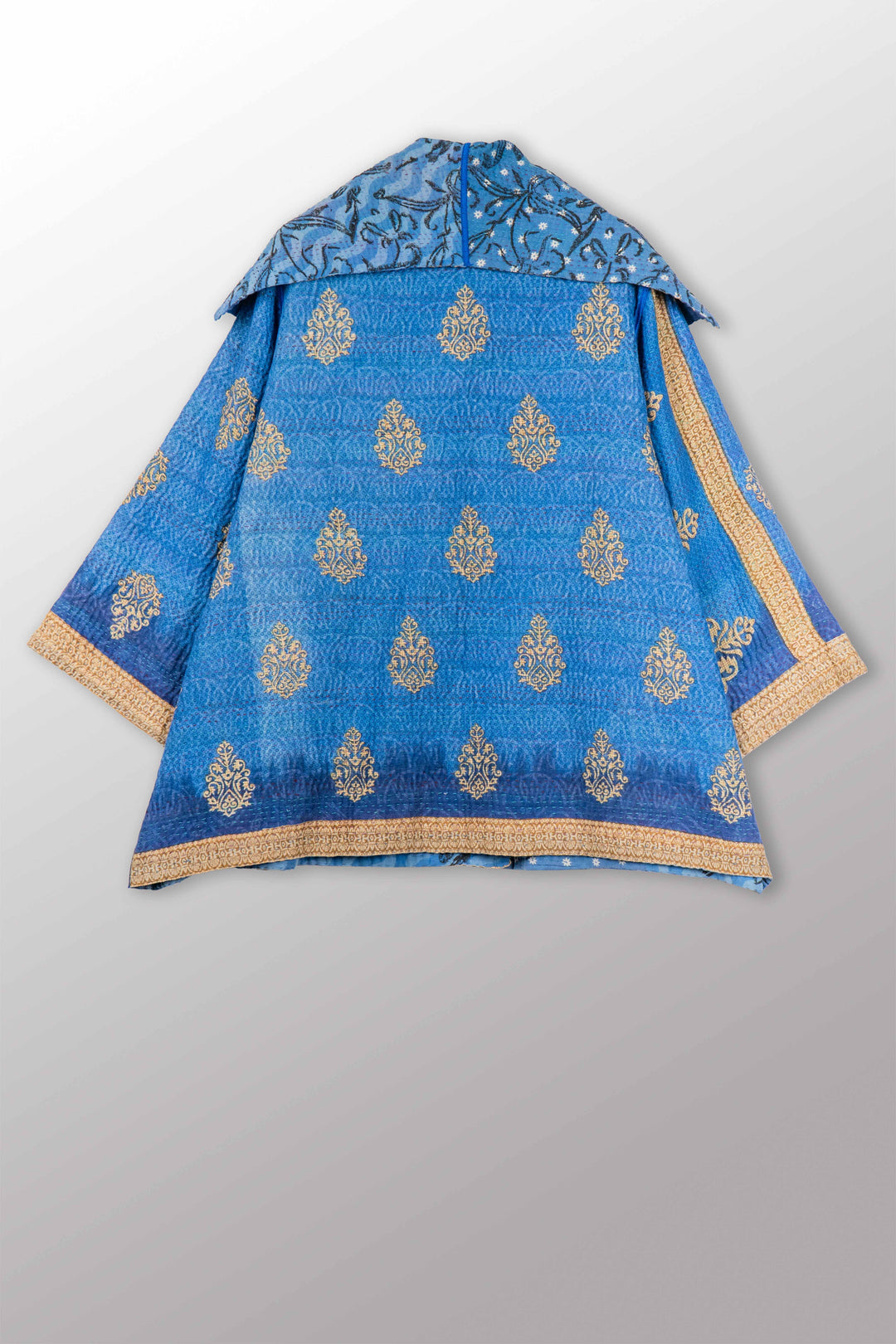 VINTAGE COTTON KANTHA FLARE JKT - cv4010-0166a -