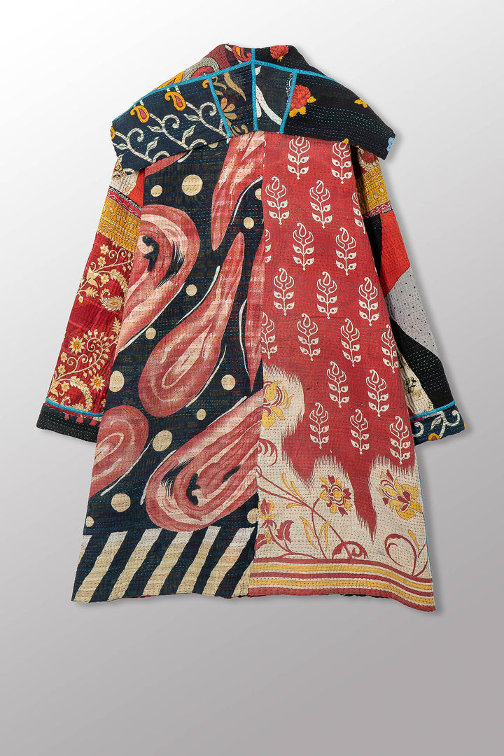 PUZZLE KANTHA POCKET MEDIUM COAT - pz4316-0003m -