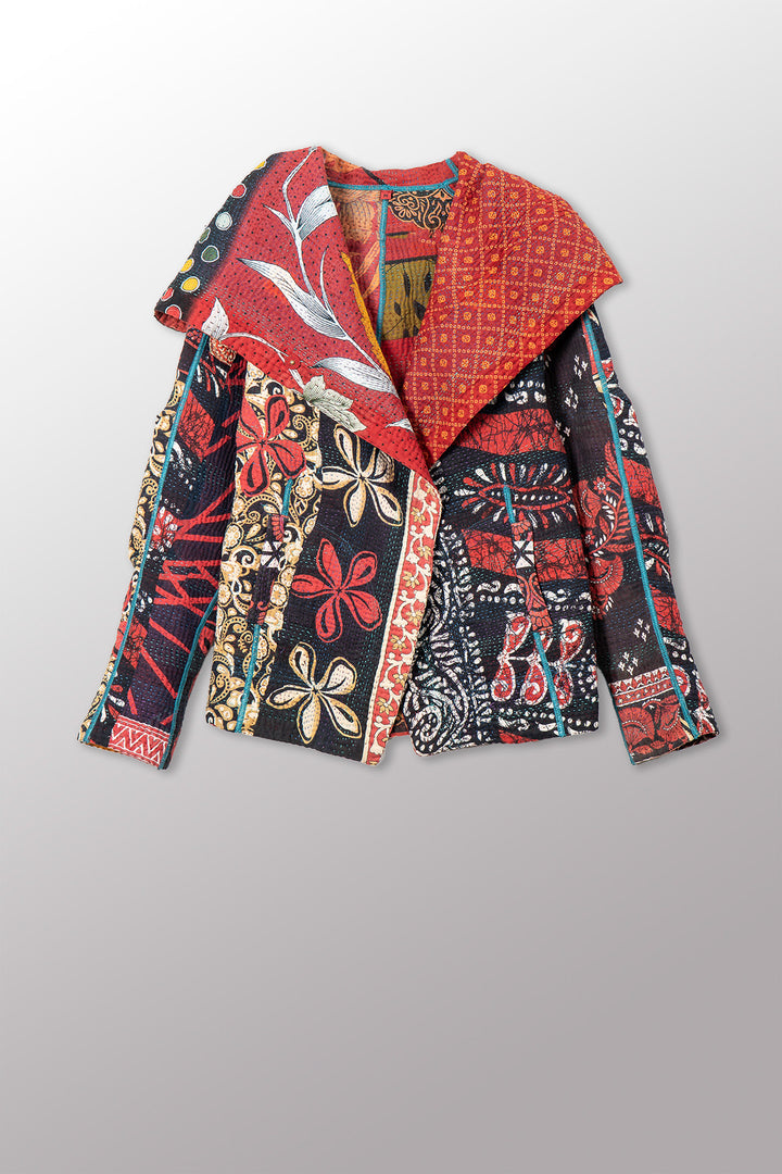 PUZZLE KANTHA HOODIE JACKET - pz4036-0001m -
