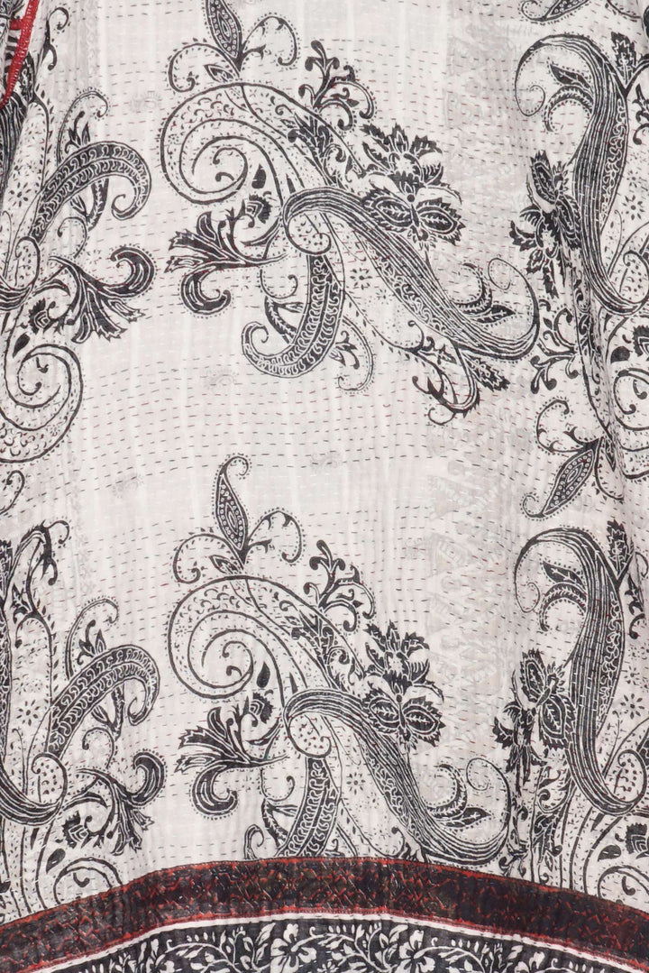 PAISLEY & PATCH KANTHA A-LINE JKT - py4003-wht -