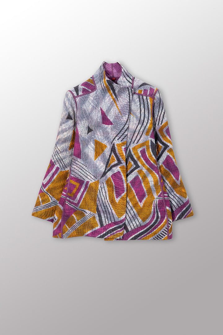 VINTAGE COTTON KANTHA SHORT JKT - cv4007-0343s -