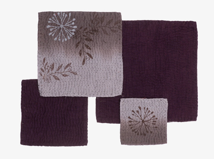 Ombre Handmade Coasters -Chocolate ( Set of 2)